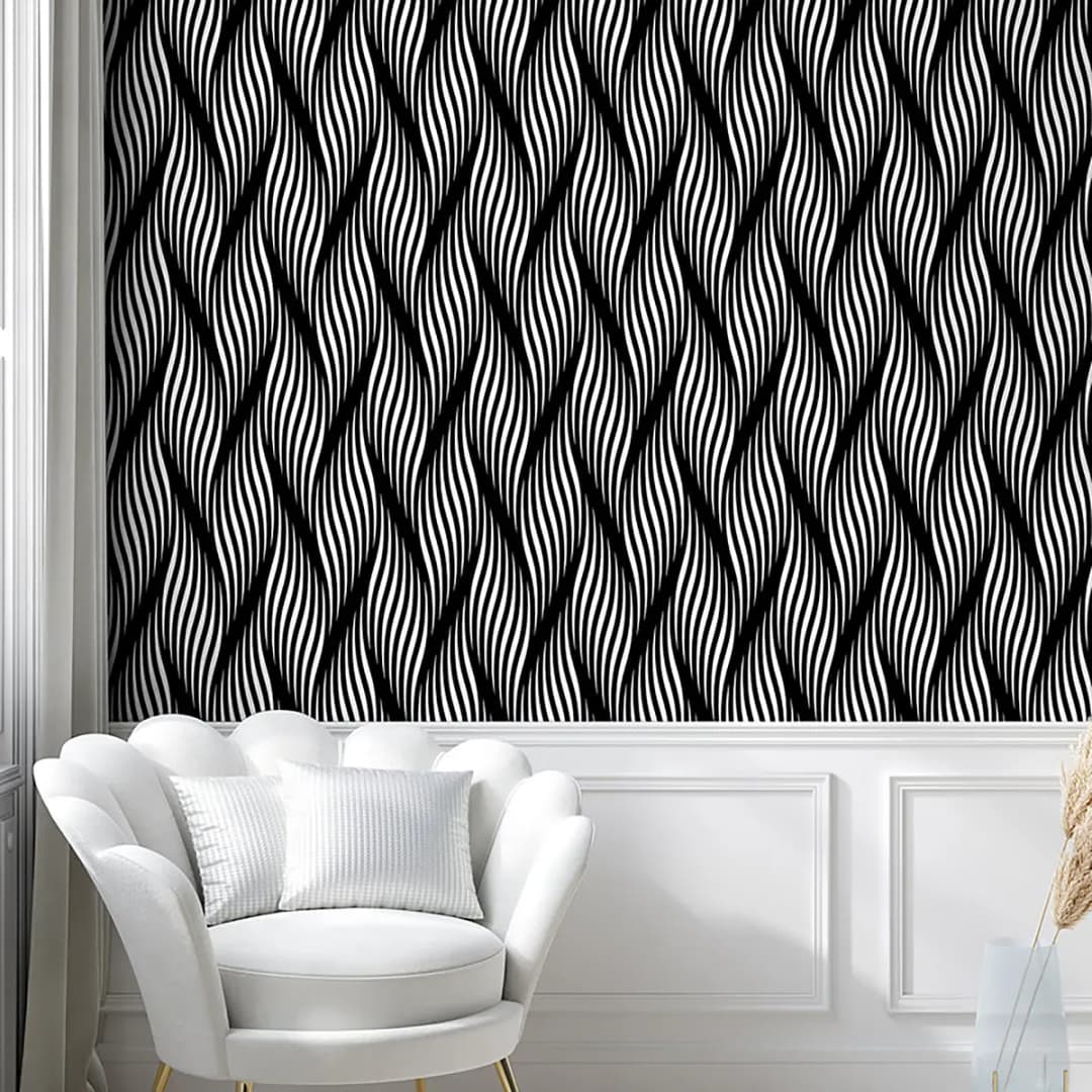 Tapete Stripe | Grau