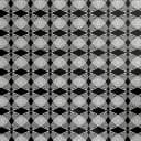 Tapete Black and White Circle 90cm | Schwarz