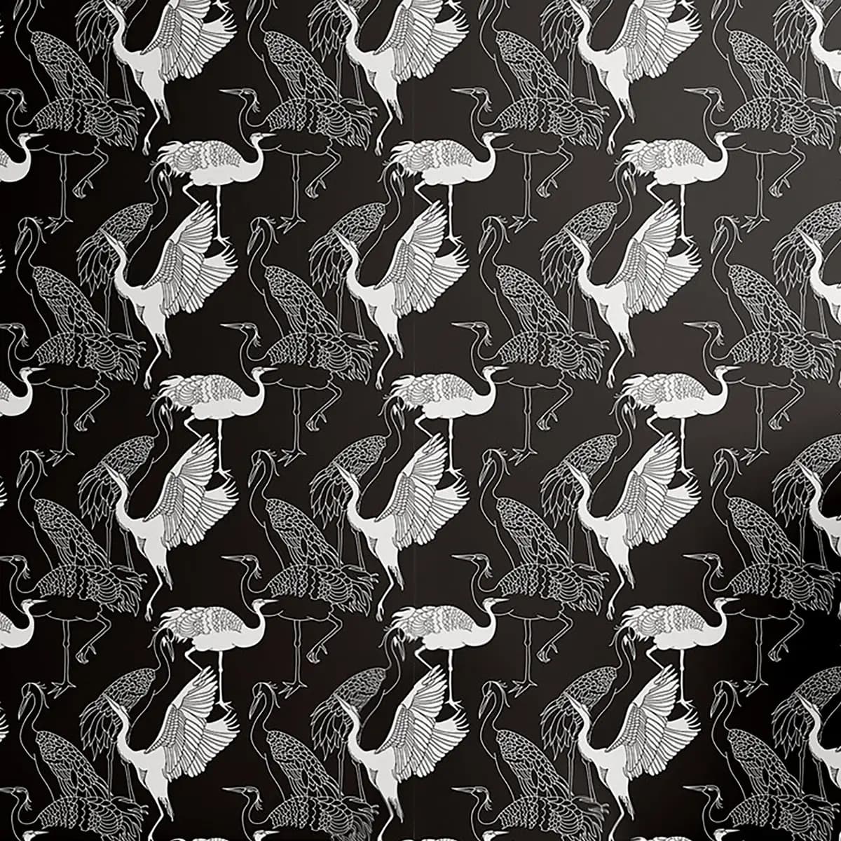 Tapete Crane 180cm | Schwarz