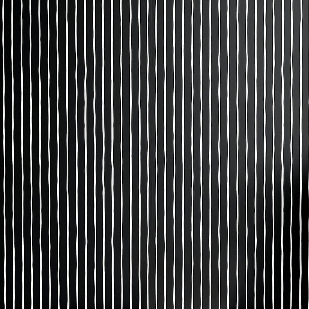 Tapete Pinstripe | Schwarz