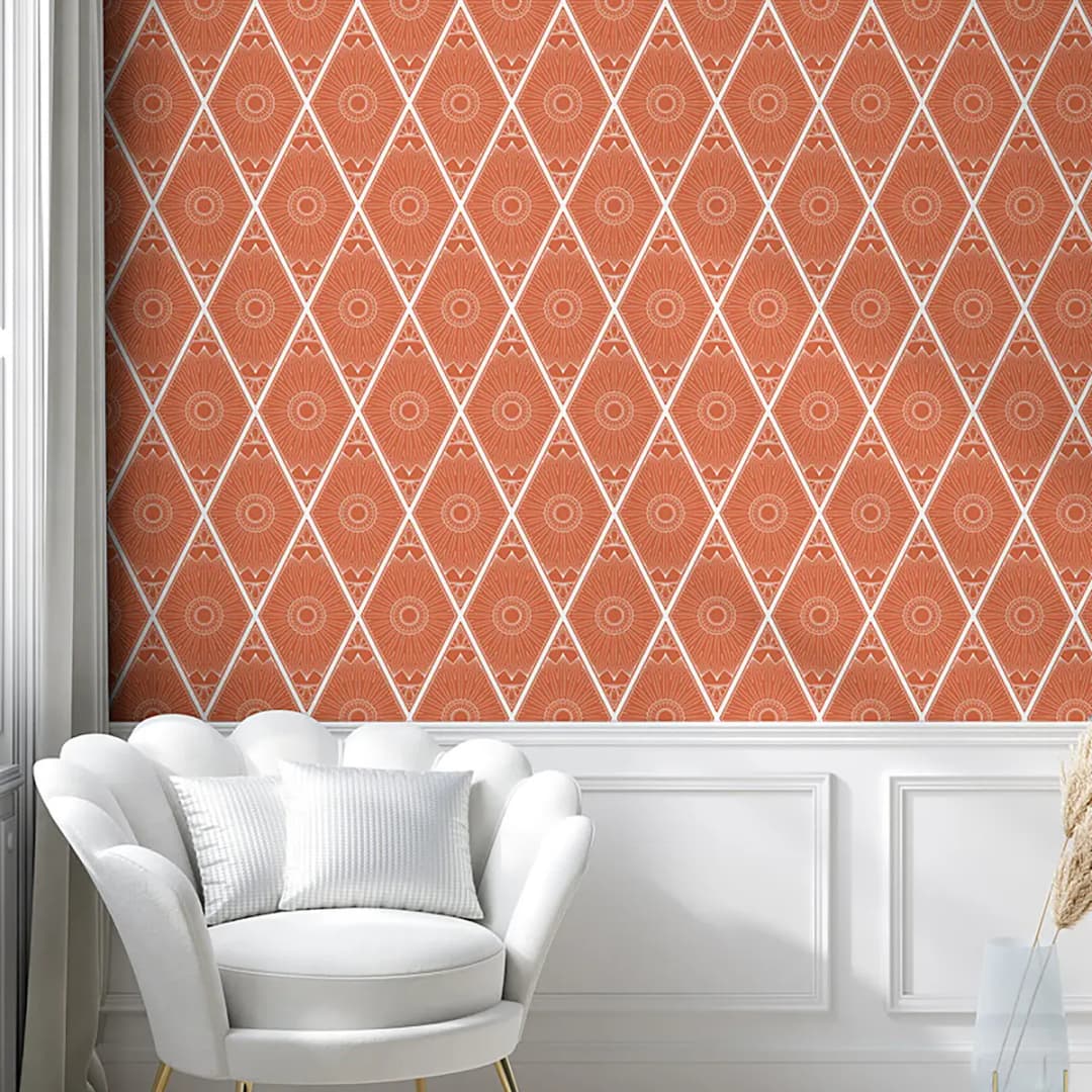 Tapete Abstract Typ B 90cm | Orange