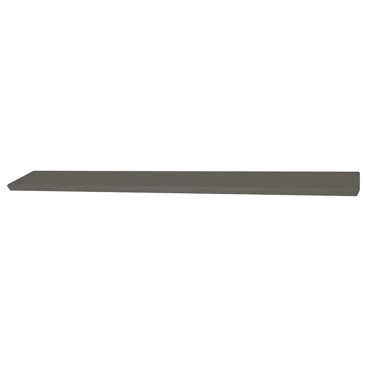 Wandregal Pinie Massiv gebürstet Grau/Grau | Grau