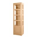 Vitrinenschrank Glatt Typ A | Braun