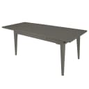 Ausziehbarer Esstisch 180cm Grau/Grau | Grau
