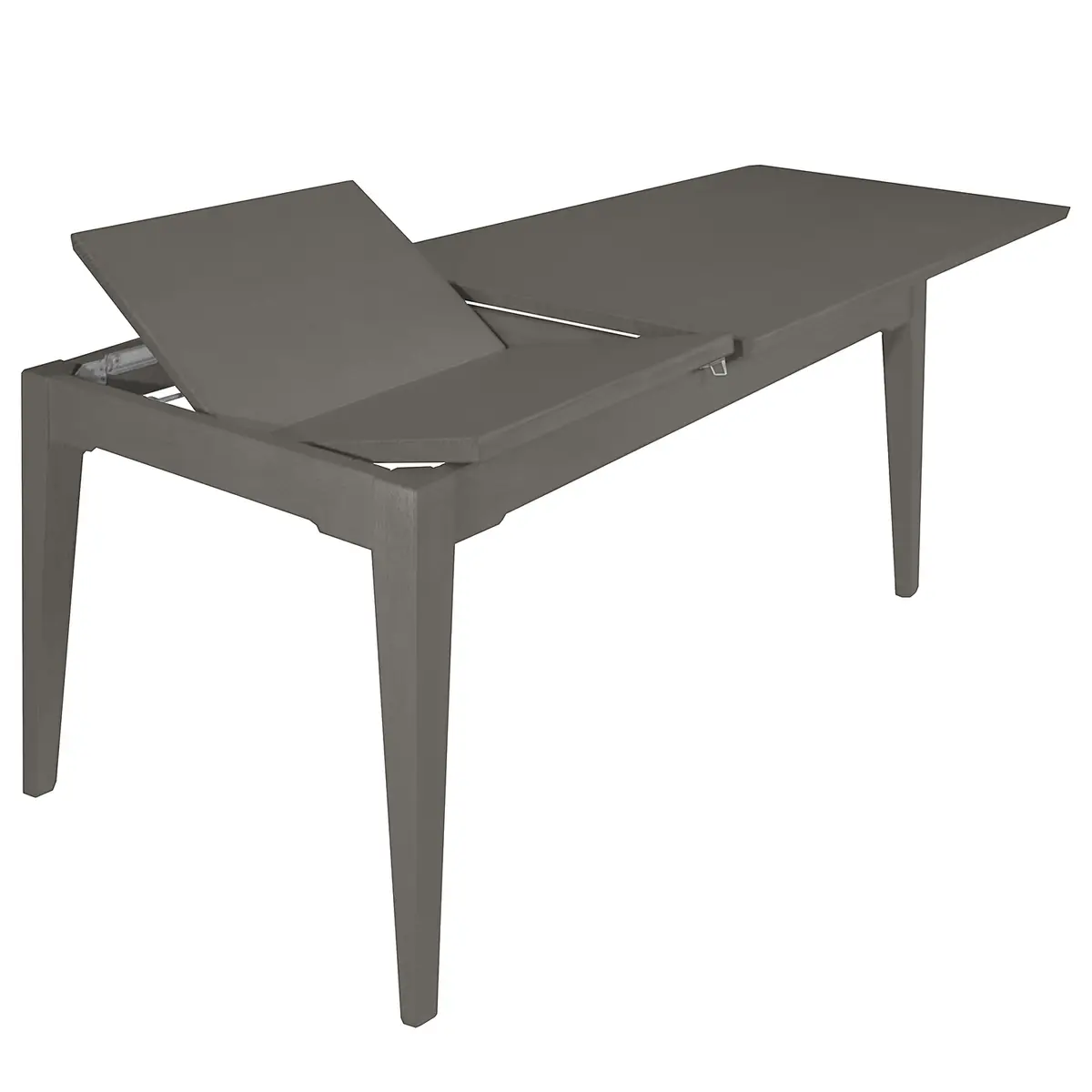 Ausziehbarer Esstisch 180cm Grau/Grau | Grau