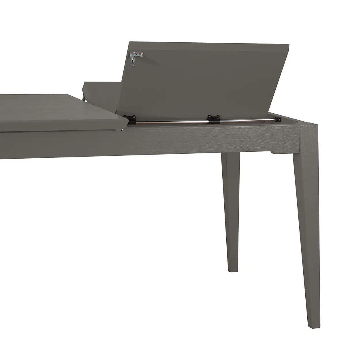 Ausziehbarer Esstisch 180cm Grau/Grau | Grau