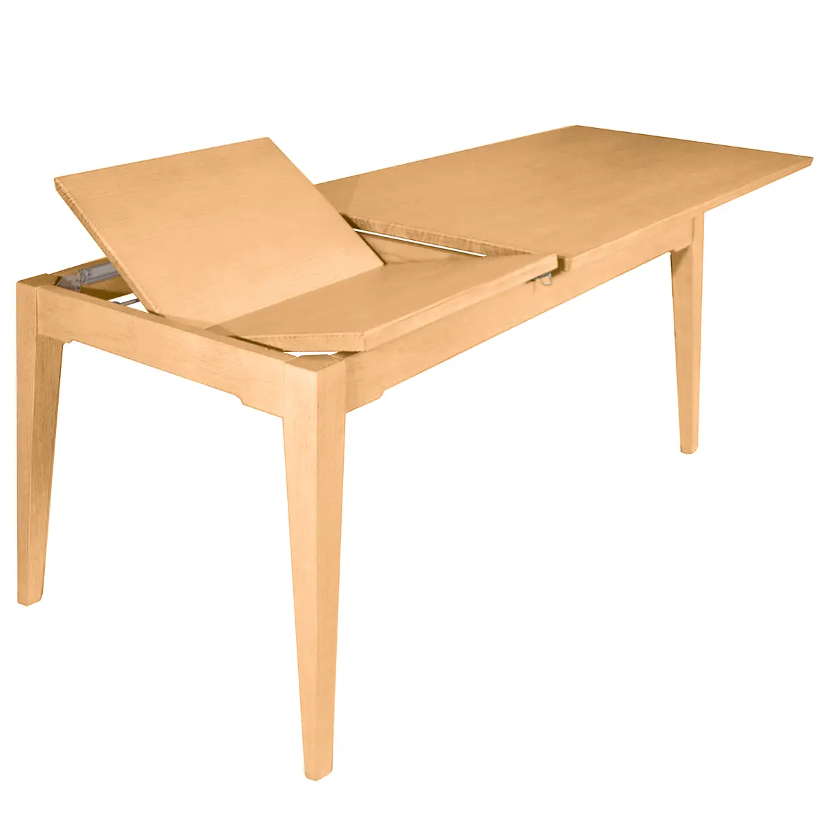 Ausziehbarer Esstisch 200cm Braun/Pinie Dunkel | Braun