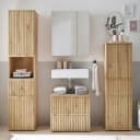 Badezimmerset 4-teilig Typ B | Braun