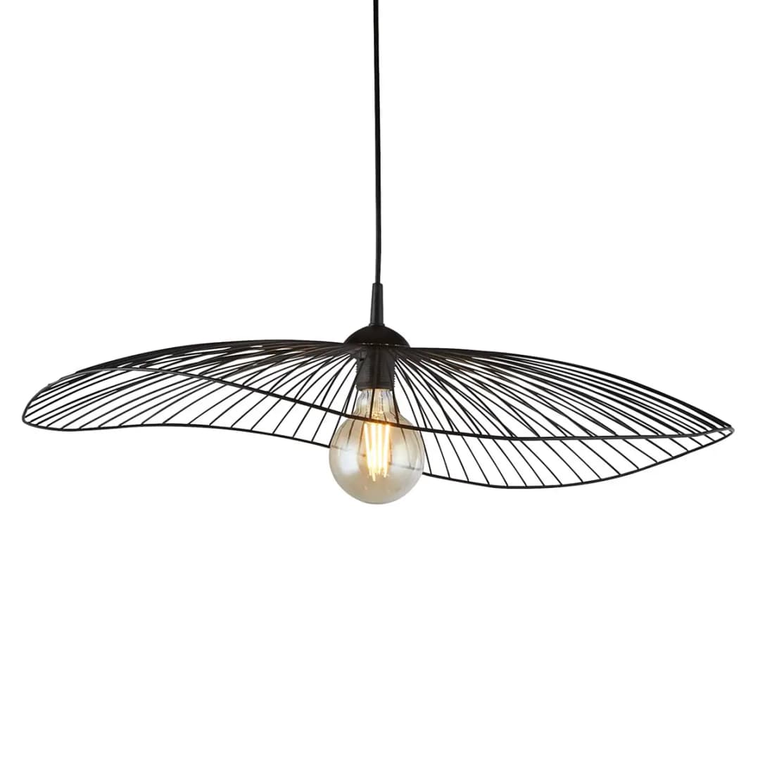 Pendelleuchte Wave Wire | Schwarz