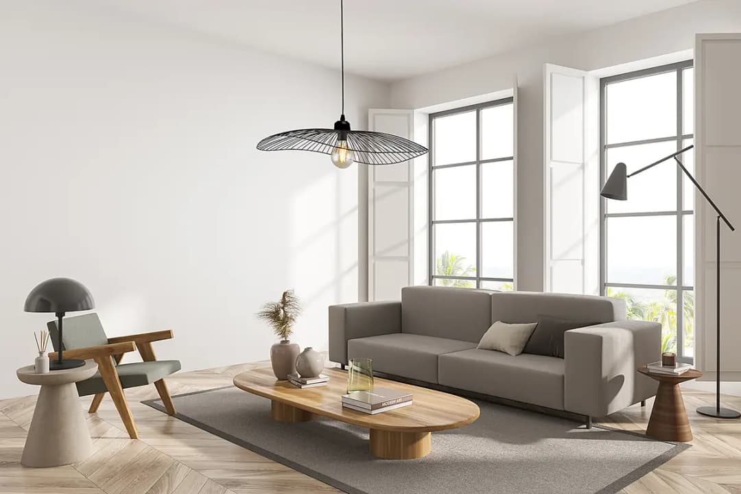 Pendelleuchte Wave Wire | Schwarz