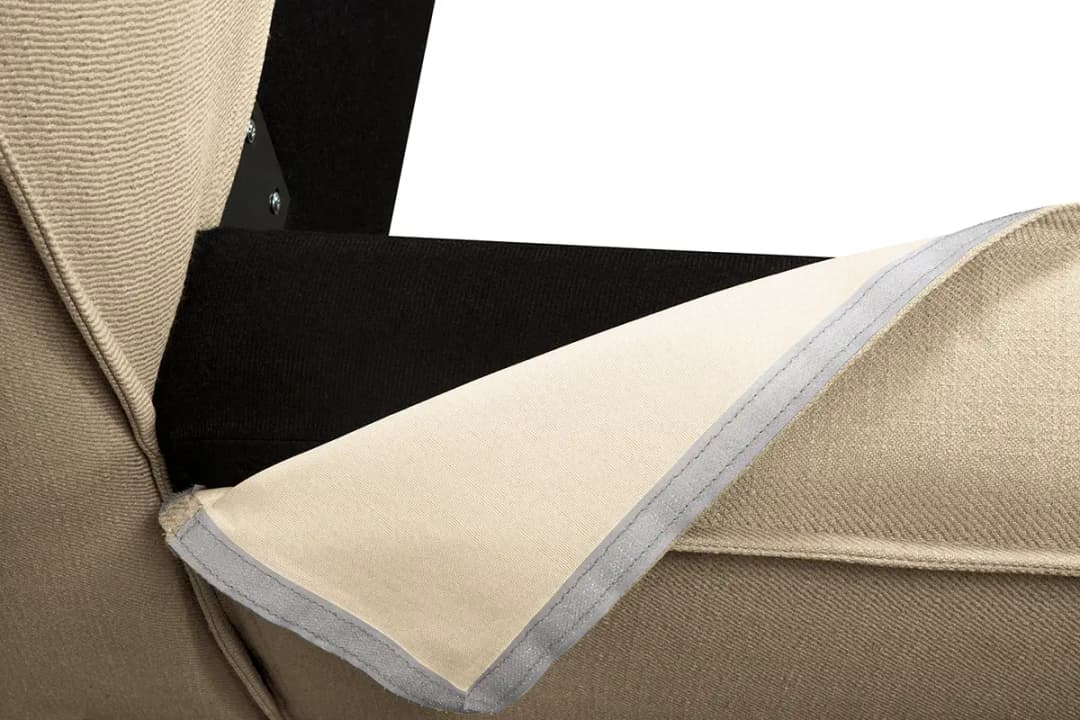 Wechselbezug Polsterbett 140 x 200cm Beige/Sand | Beige