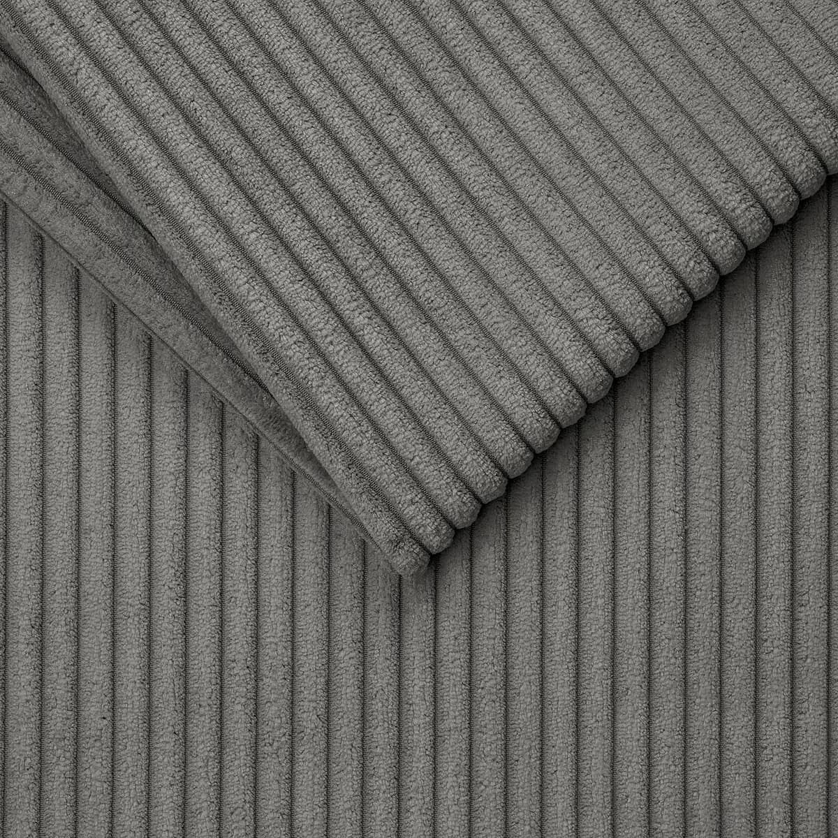 Wechselbezug Polsterbett 140 x 200cm Grau/Graphit | Grau