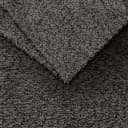 Wechselbezug Polsterbett 140 x 200cm Schwarz/Anthrazit | Grau
