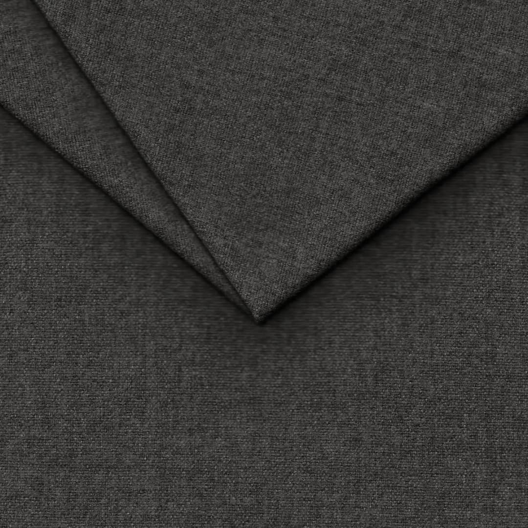 Wechselbezug Polsterbett 160 x 200cm Grau/Anthrazit | Grau