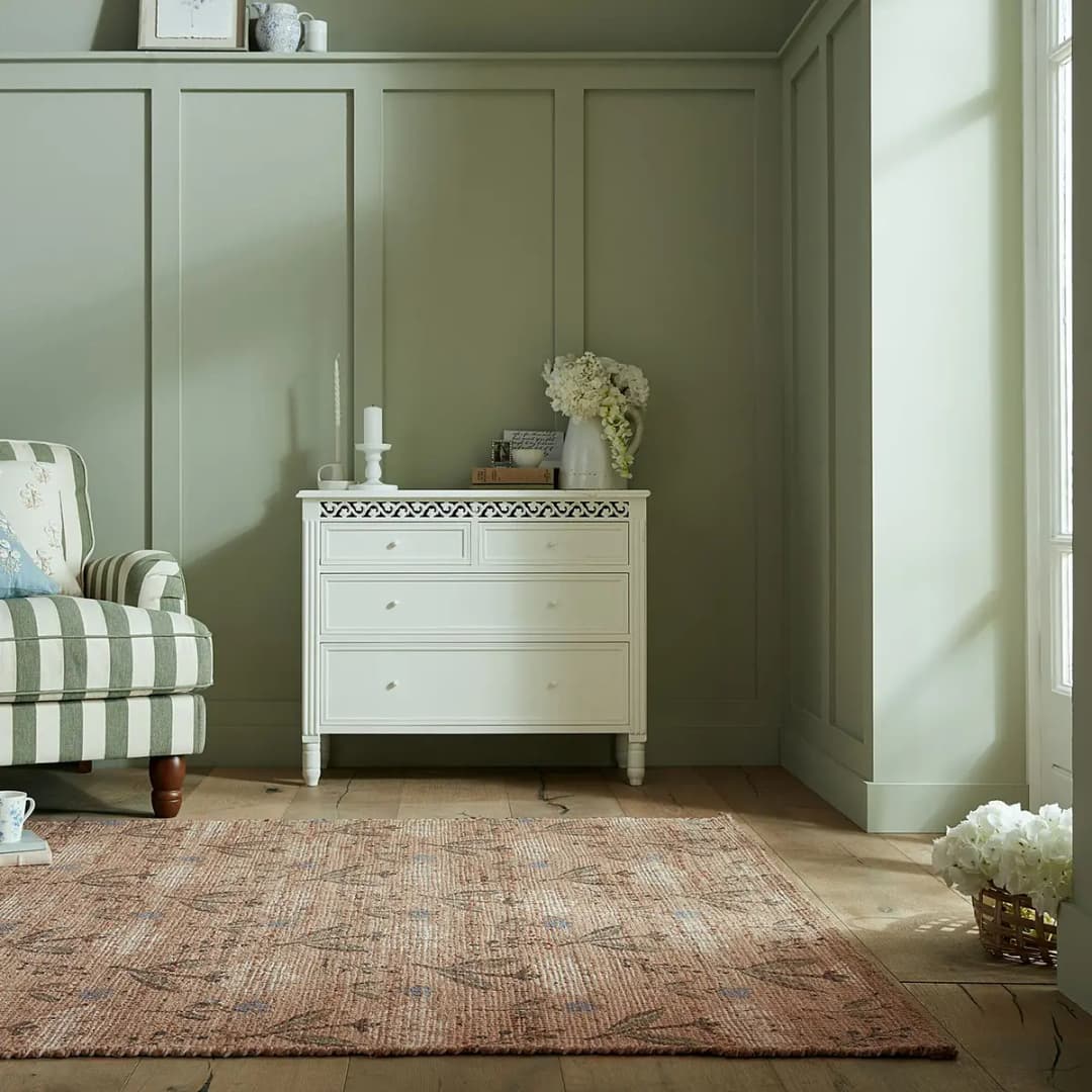 Juteteppich Arriana Floral Beige 160 x 230cm | Beige