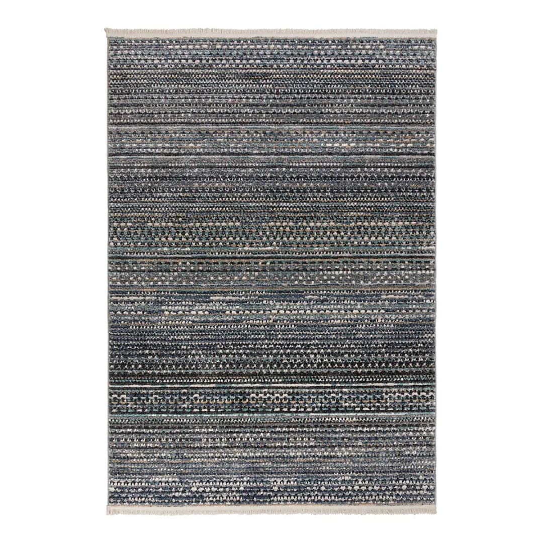 Kurzflorteppich Camino Blau/Blau 60 x 114cm Webstoff | Blau