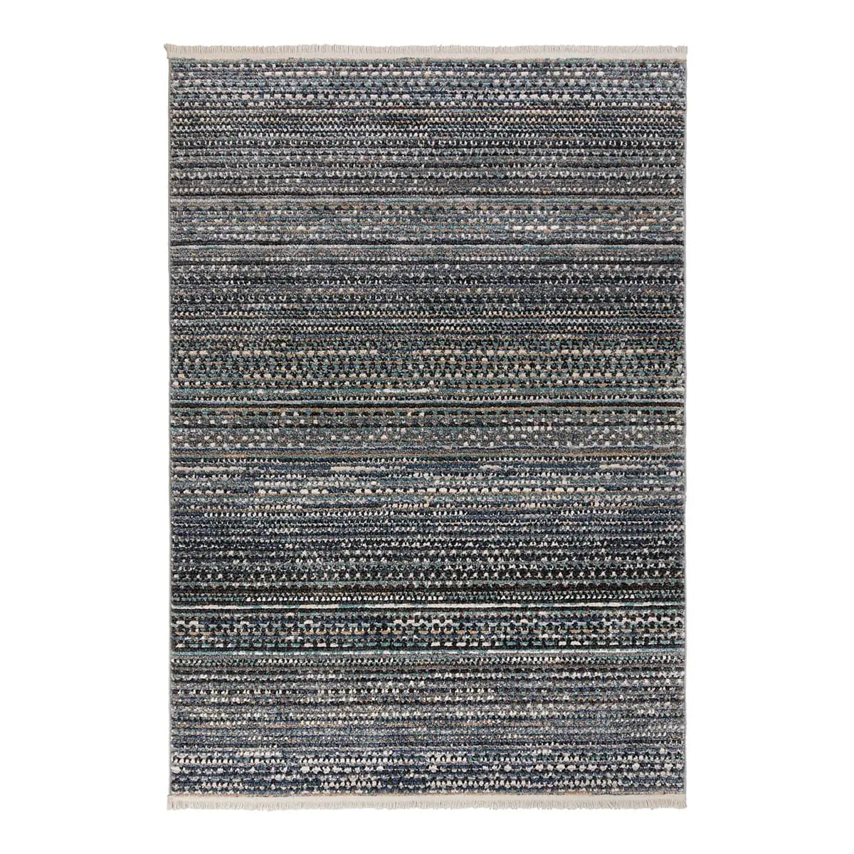 Kurzflorteppich Camino Blau/Blau 60 x 114cm Webstoff | Blau