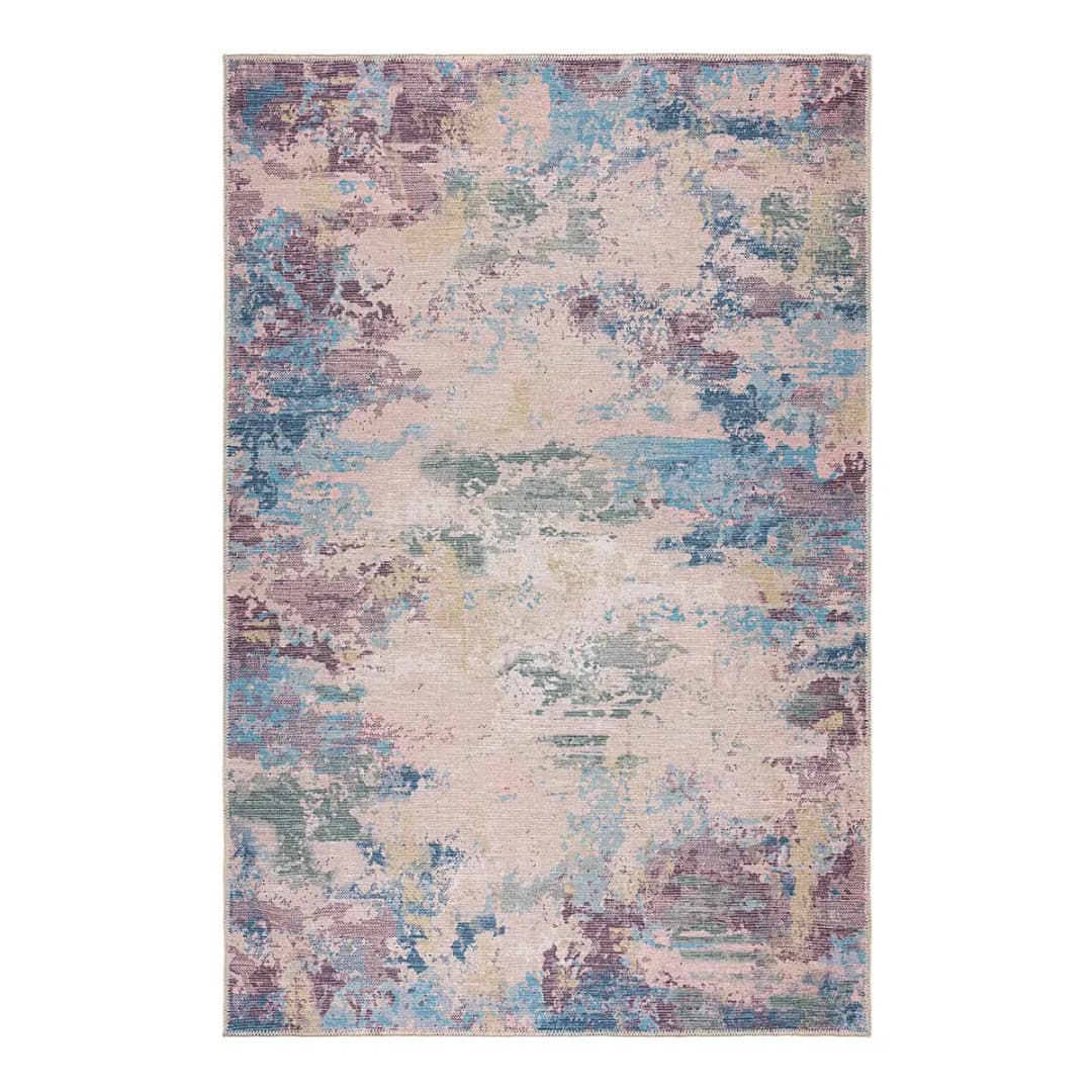 Kurzflorteppich Reid Abstract Multicolor | Mehrfarbig