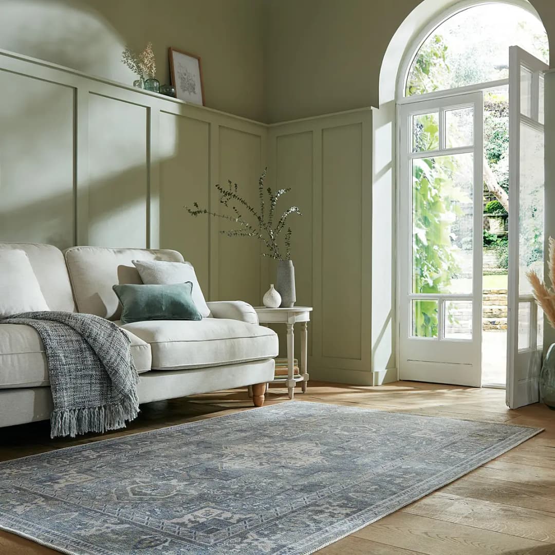 Kurzflorteppich Windsor Traditional Grün/Mintgrün 200 x 290cm