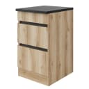 Unterschrank II 50cm Braun/Wildeiche Dekor | Braun