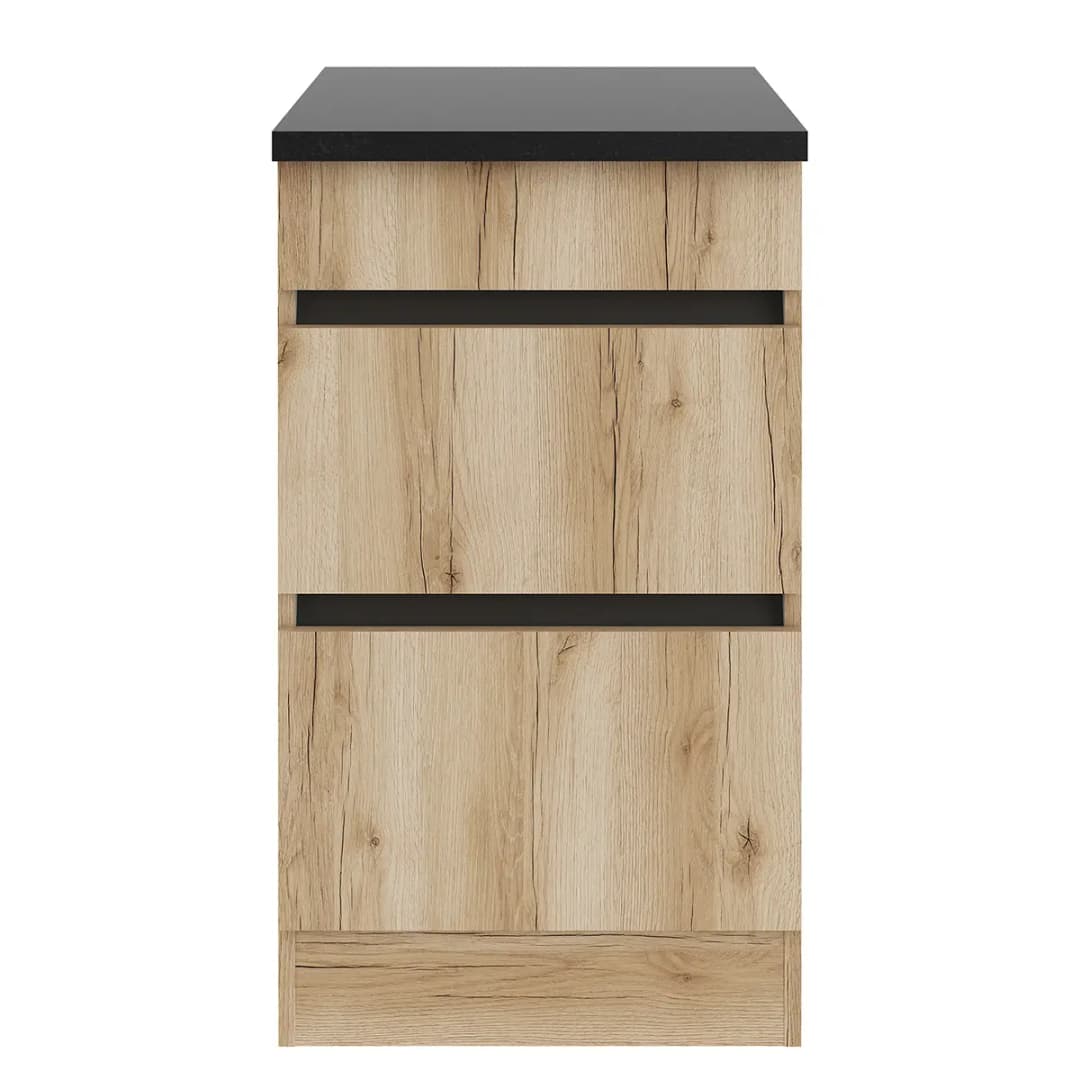 Unterschrank II 50cm Braun/Wildeiche Dekor | Braun