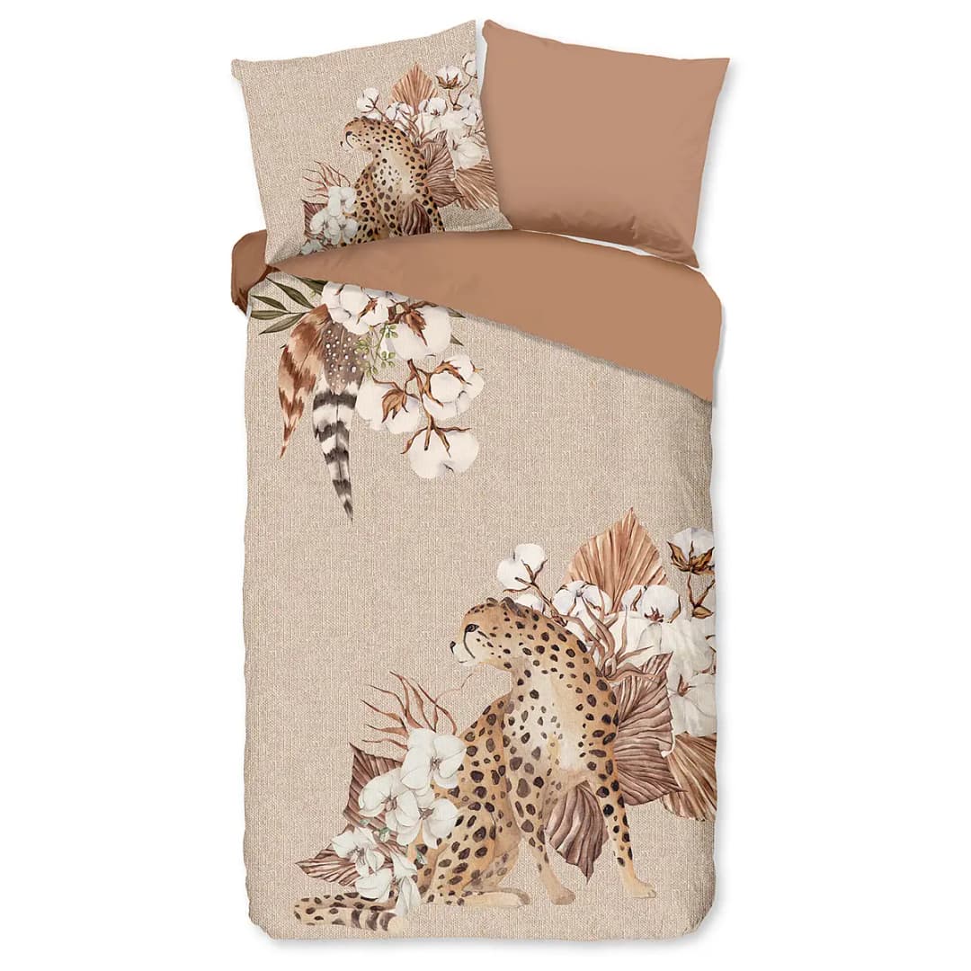 Biber-Bettwäsche Chevy | Beige