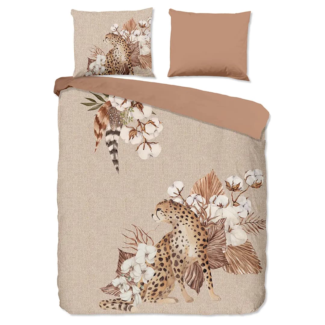 Biber-Bettwäsche Chevy | Beige