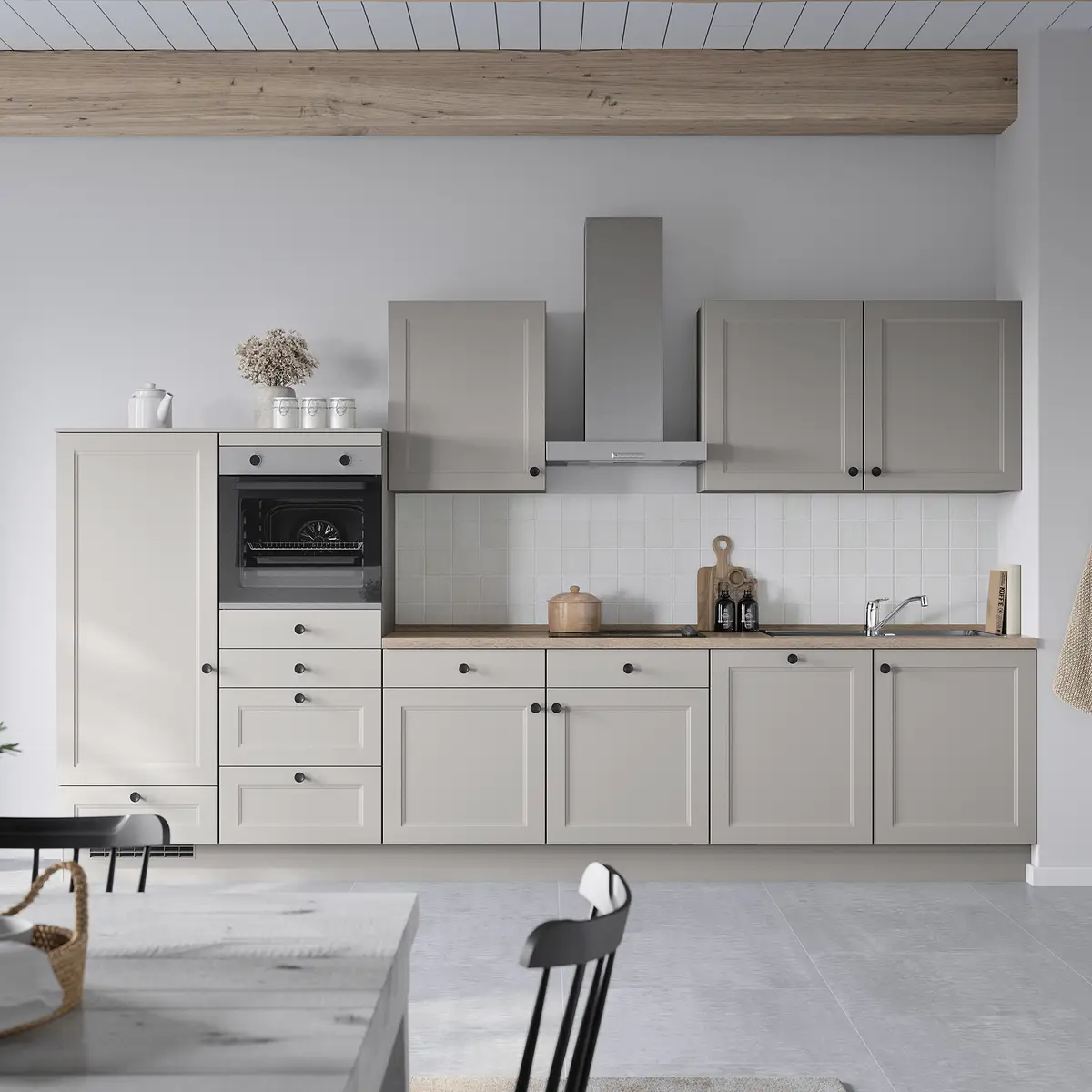 Kochfeldschrank Cascada | Grau