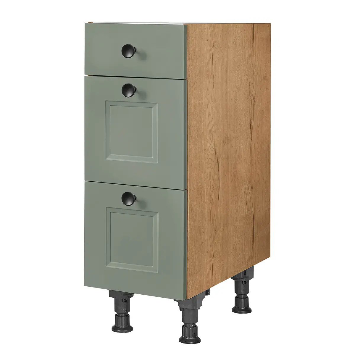 Unterschrank Cascada mit Schubladen 30cm Grün/Mintgrün | Grün