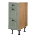 Unterschrank Cascada mit Schubladen 30cm Grün/Mintgrün | Grün