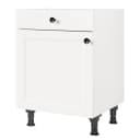 Unterschrank Cascada mit Tür 60cm Türanschlag links Weiß/Weiß