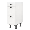 Unterschrank Cascada mit Schubladen 30cm Weiß/Weiß | Weiß