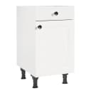 Unterschrank Cascada mit Tür 45cm Türanschlag rechts Weiß/Weiß