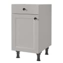 Unterschrank Cascada mit Tür 45cm Türanschlag links | Grau