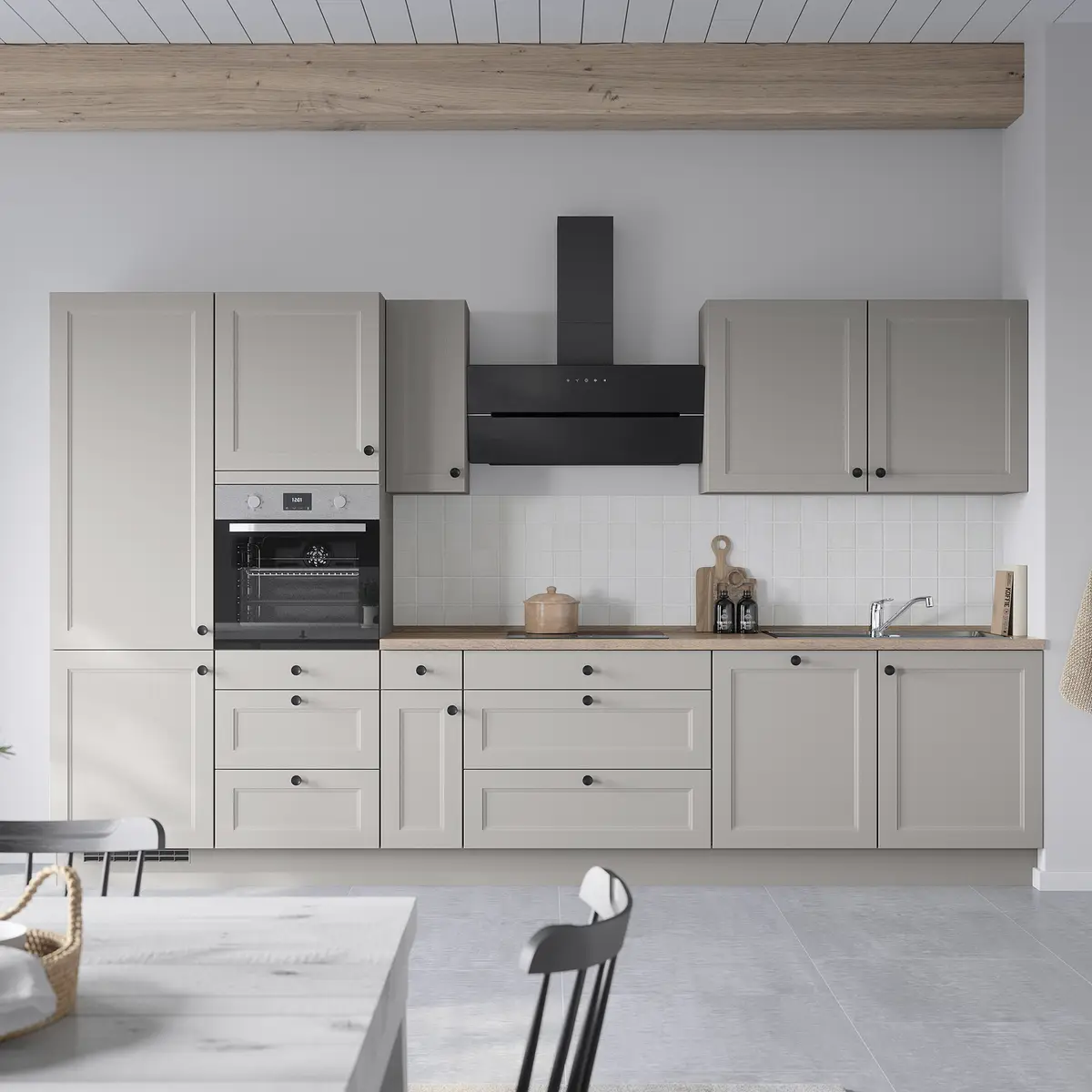 Ofenschrank Cascada | Grau