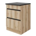 Unterschrank I 60cm Braun/Wildeiche Dekor | Braun