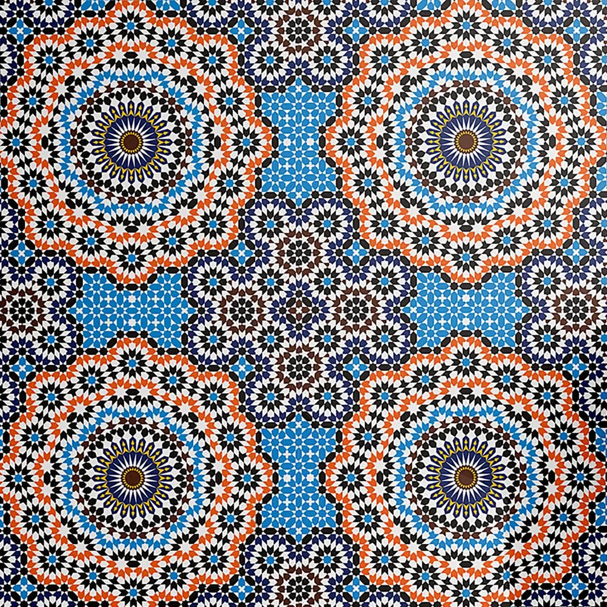 Tapete Vintage 180cm | Mehrfarbig
