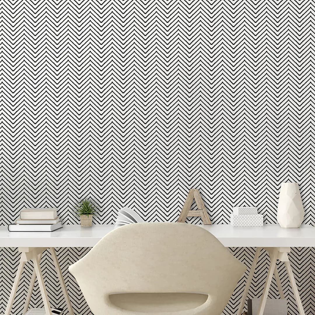 Tapete New Modern | Weiß