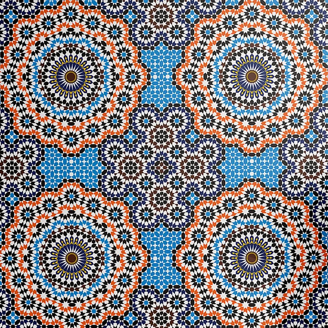 Tapete Vintage | Mehrfarbig