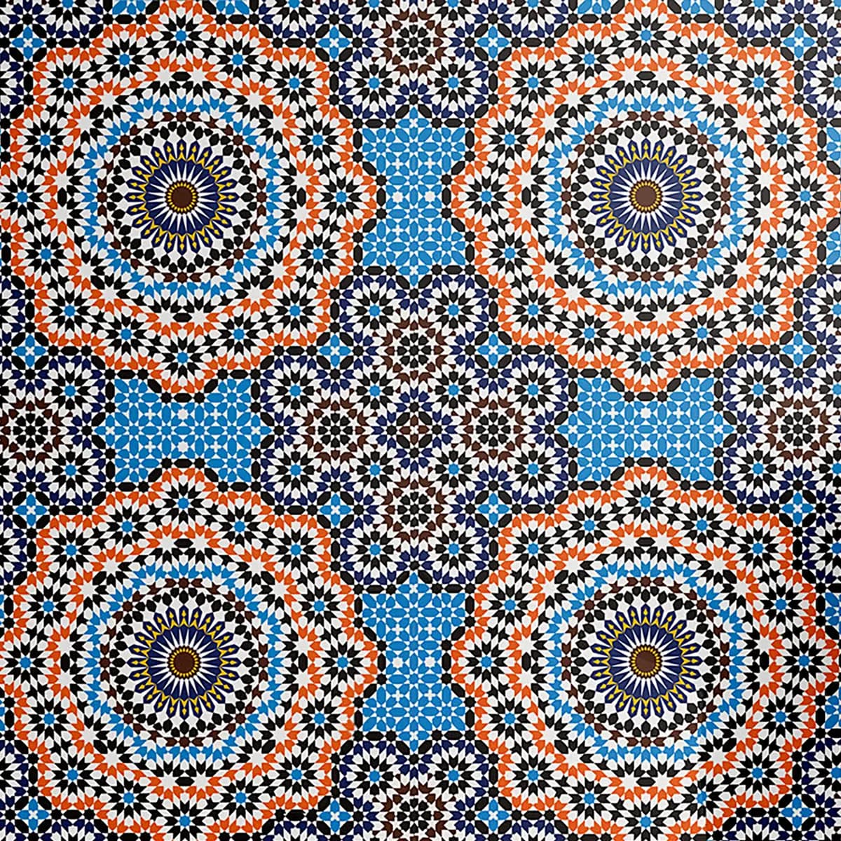Tapete Vintage | Mehrfarbig