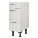 Unterschrank Flash mit Schubladen 30cm Grau/Lichtgrau | Grau