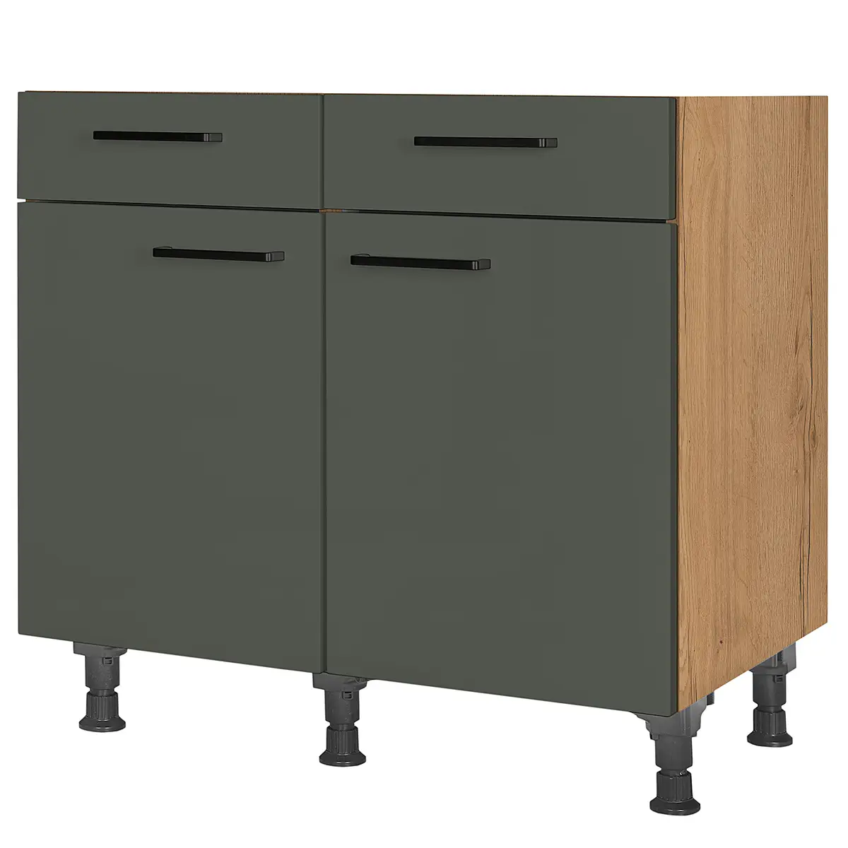 Unterschrank Easytouch mit Tür 90cm | Grün