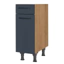 Unterschrank Easytouch mit Tür 30cm Türanschlag rechts | Blau