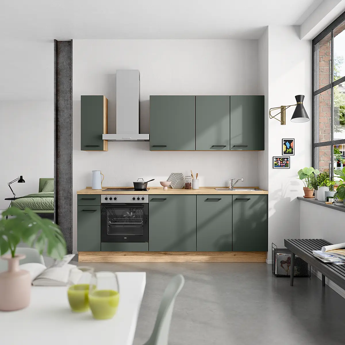 Hängeschrank Easytouch | Grün