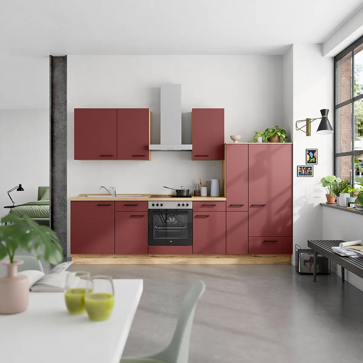 Unterschrank Easytouch | Rot