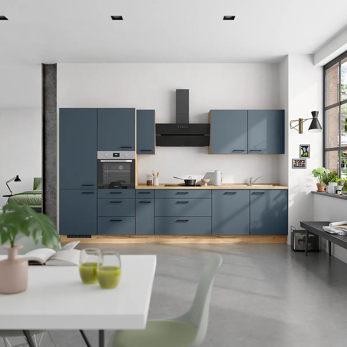 Ofenschrank Easytouch | Blau