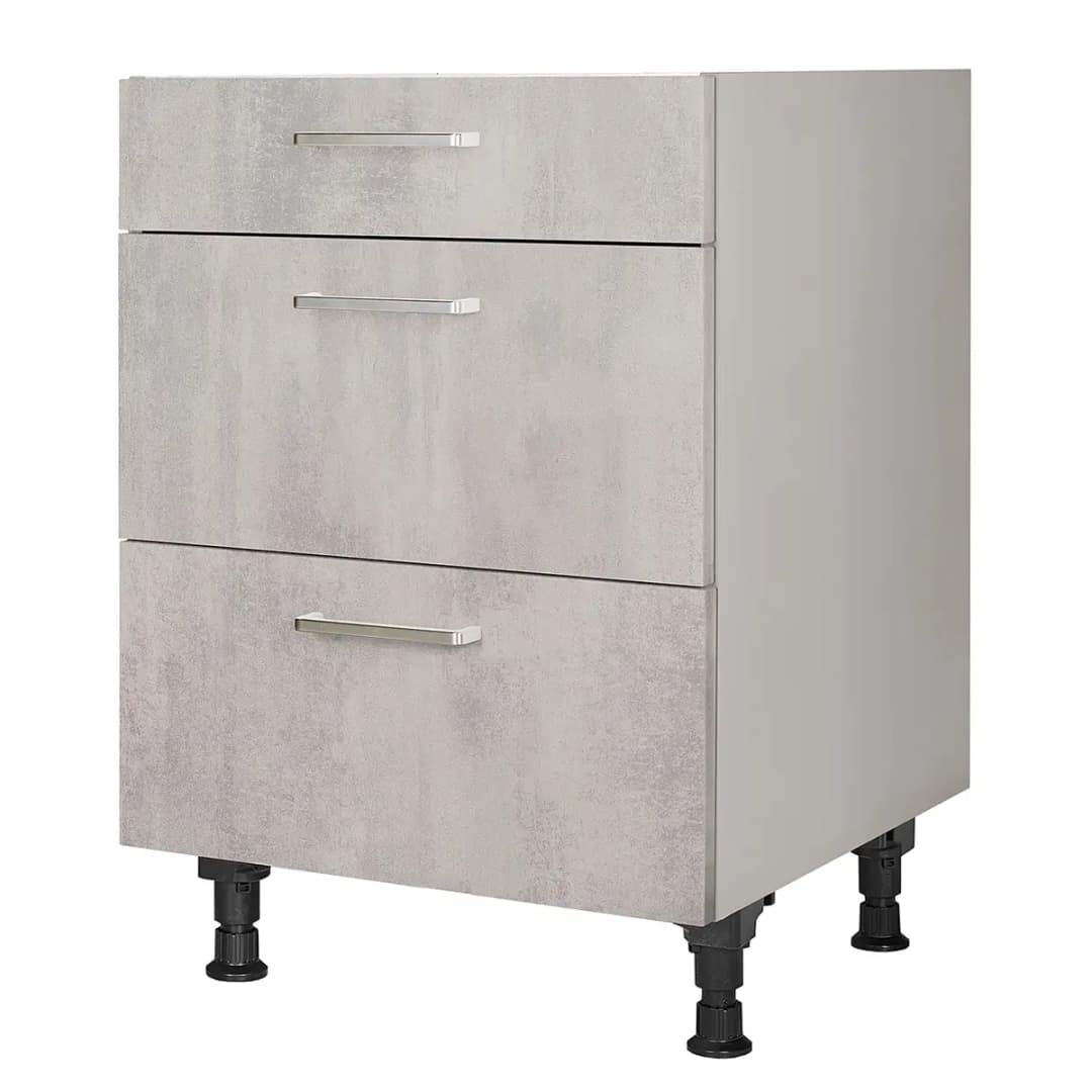 Kochfeldschrank Riva | Grau