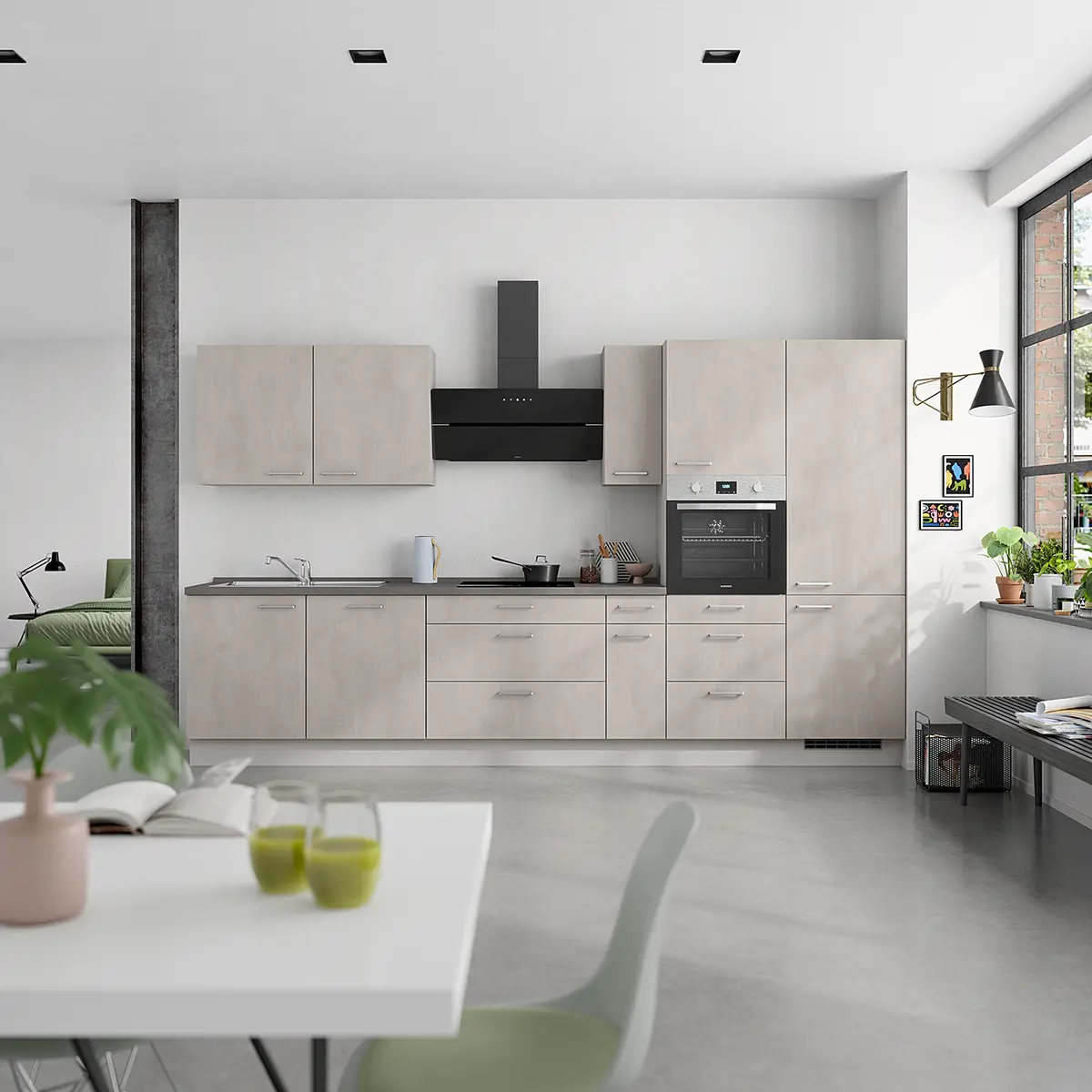 Hängeschrank Riva | Grau