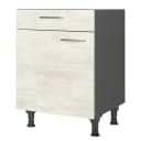 Unterschrank Riva mit Tür 60cm Türanschlag links | Weiß