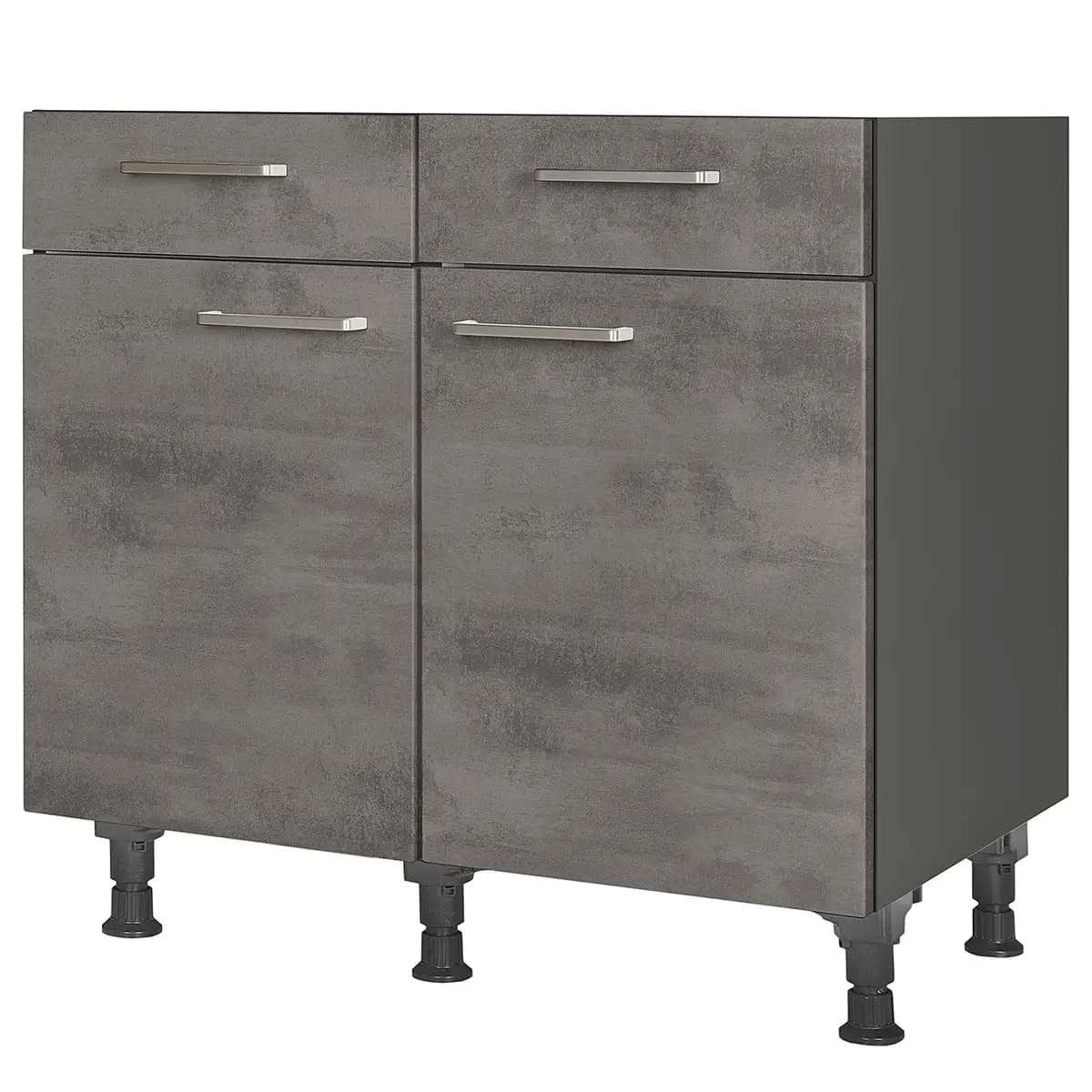Unterschrank Riva mit Tür 90cm | Grau